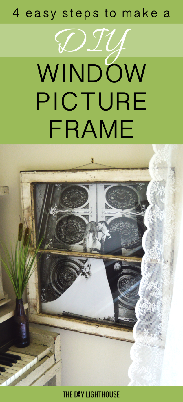 diy window picture frame pinterest