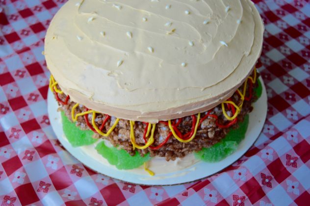 Hamburger Cake 