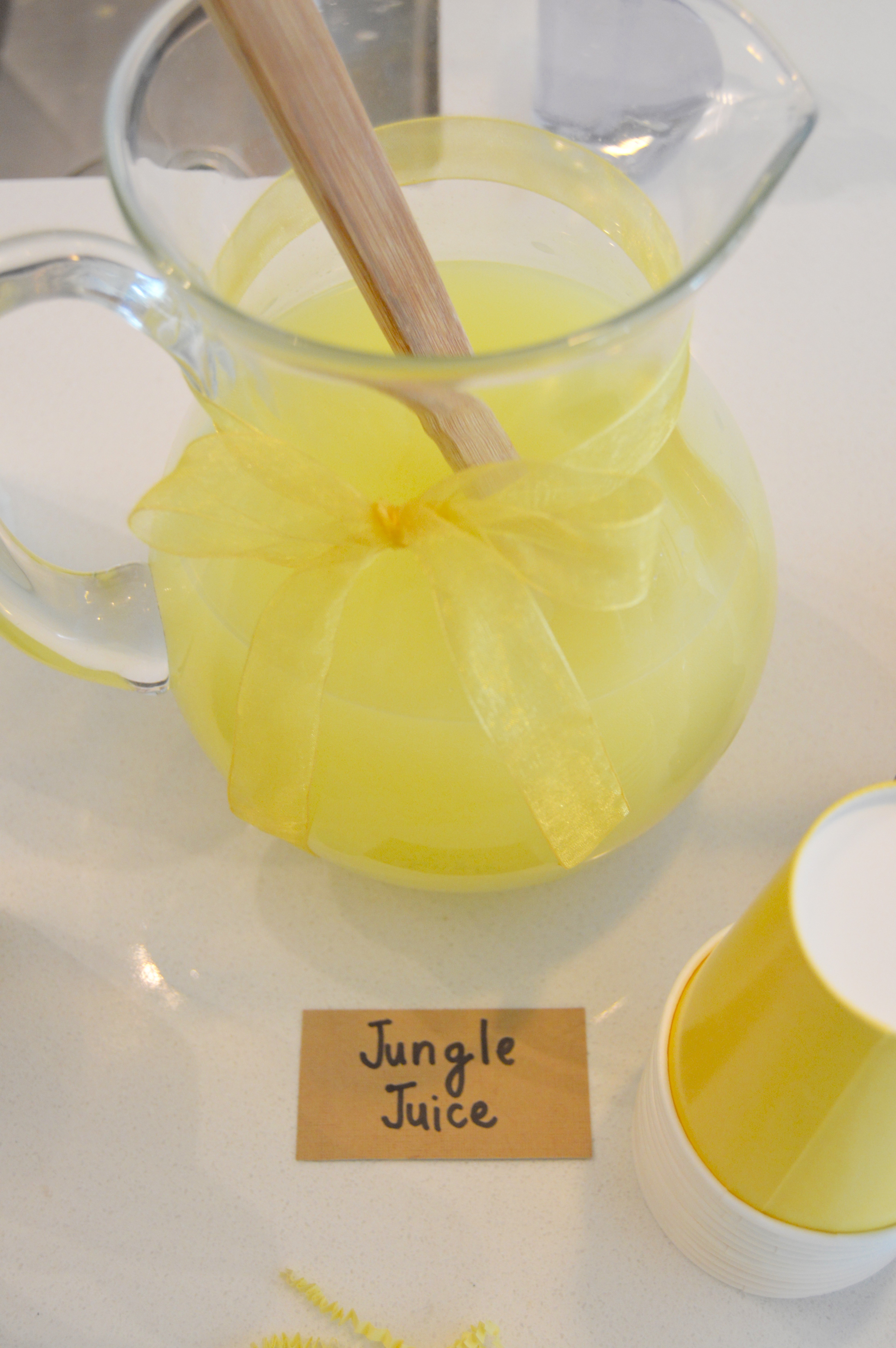 Monkey baby shower drink - Jungle Juice