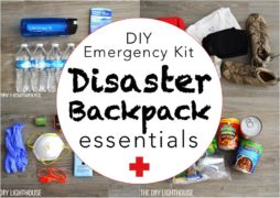 DIY Disaster Backpack: Emergency 72 Hour Kit