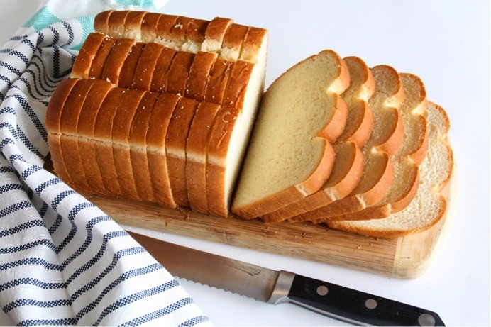 to prep for making your sandwich, pull out two pieces of bread