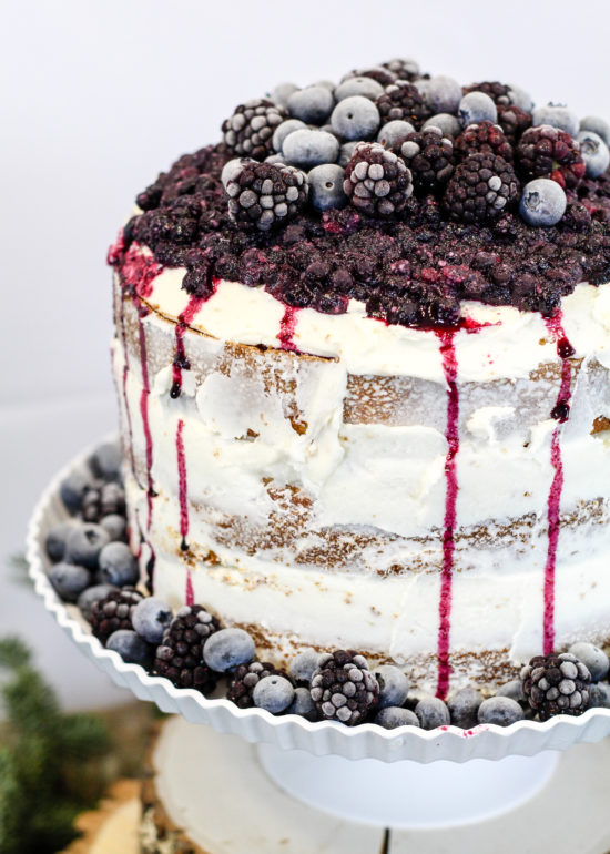 Naked Cake with Berry Compote Recipe