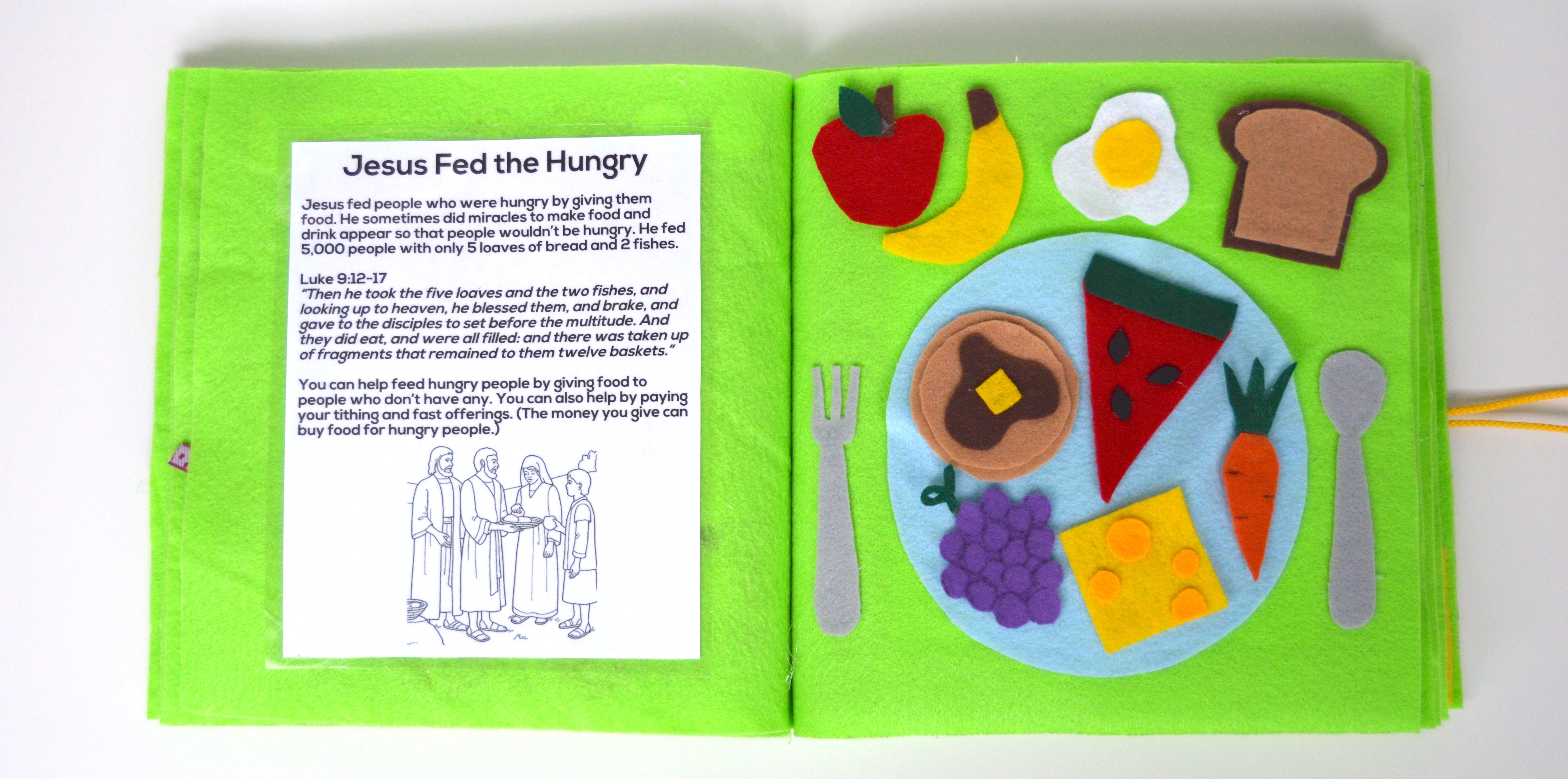 Jesus Fed the Hungry | Jesus Quiet Book