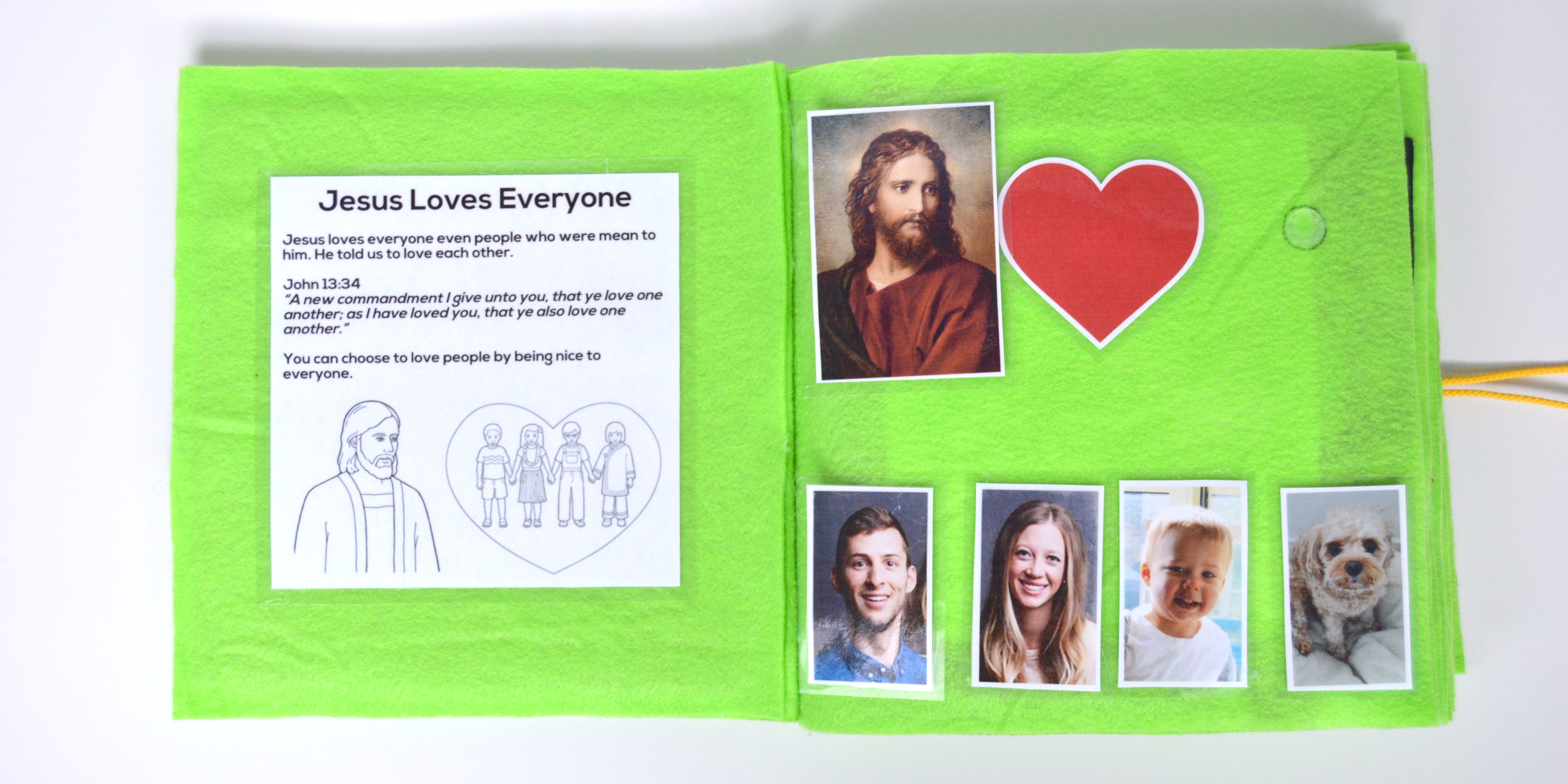 Jesus loves everyone | Jesus Quiet Book