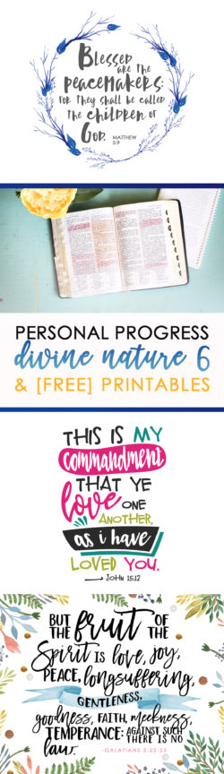Divine Nature Value Experience 6 Personal Progress YW LDS & FREE Printables
