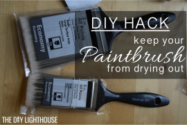 DIY Hack: Keep Your Paintbrush from Drying Out