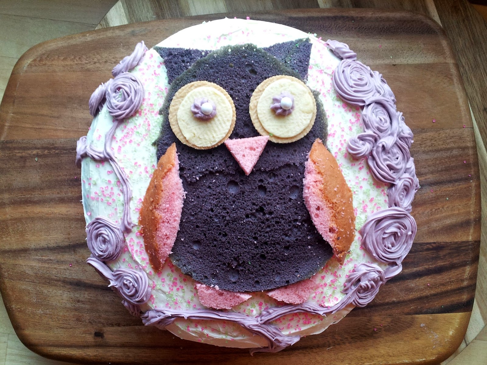 Owl Cake for Tiale's 3rd Birthday