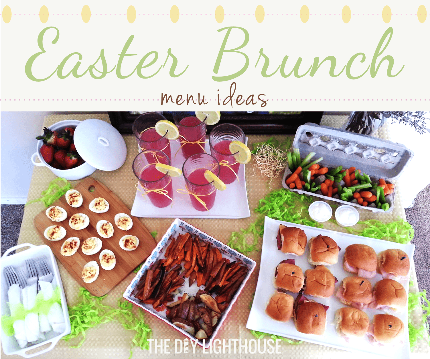 Easter Brunch Menu Ideas The DIY Lighthouse