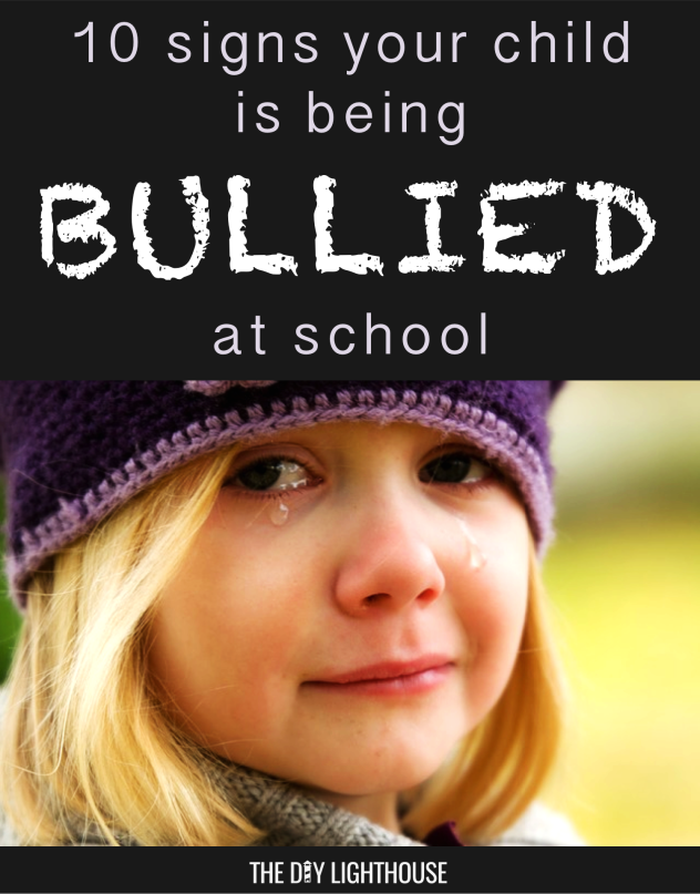 10 signs your child is being bullied at school. Tips for moms, parents, and teachers to know about kids and school and warning signs for bullying. Advice for how to respond.