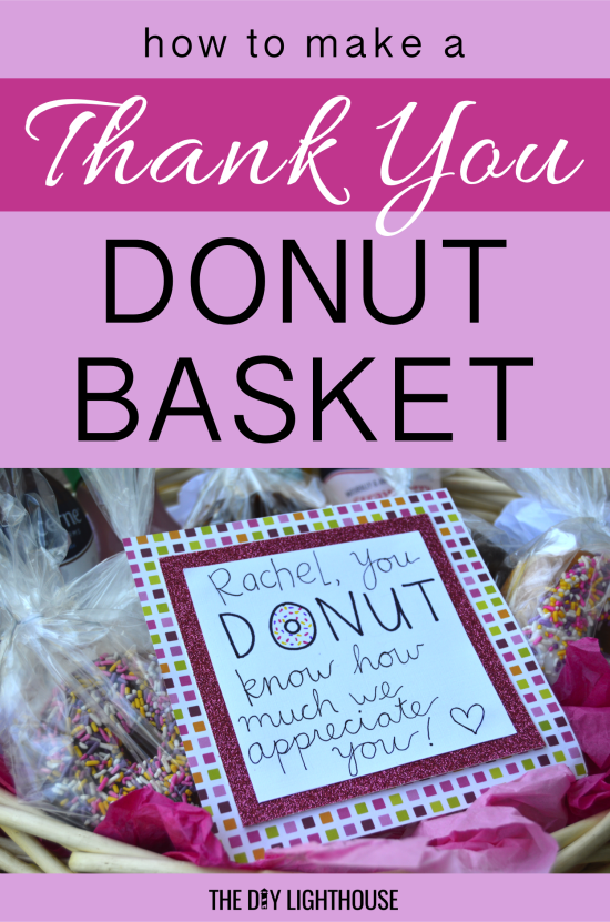 How to Say Thank You With Donuts - The DIY Lighthouse