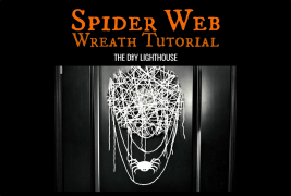 Spider Web Wreath Tutorial