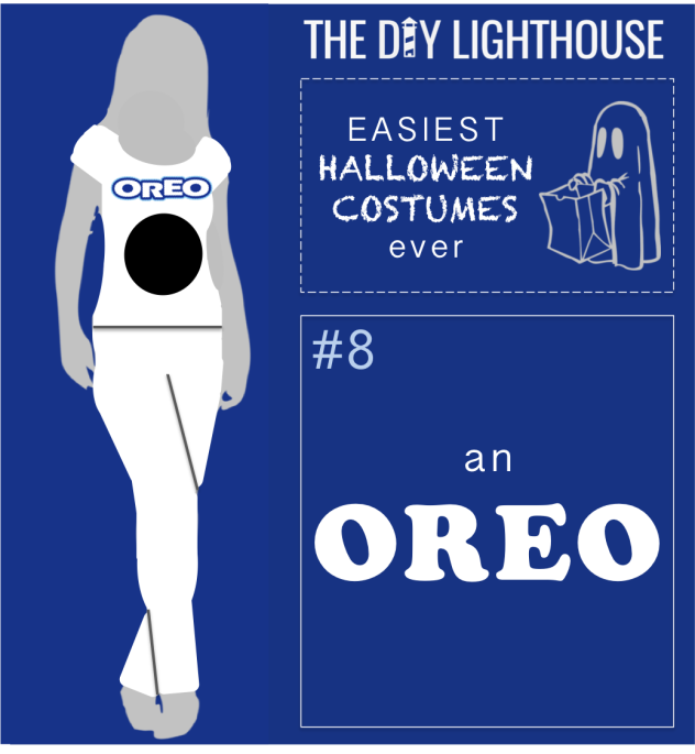 easy halloween costume idea--an oreo