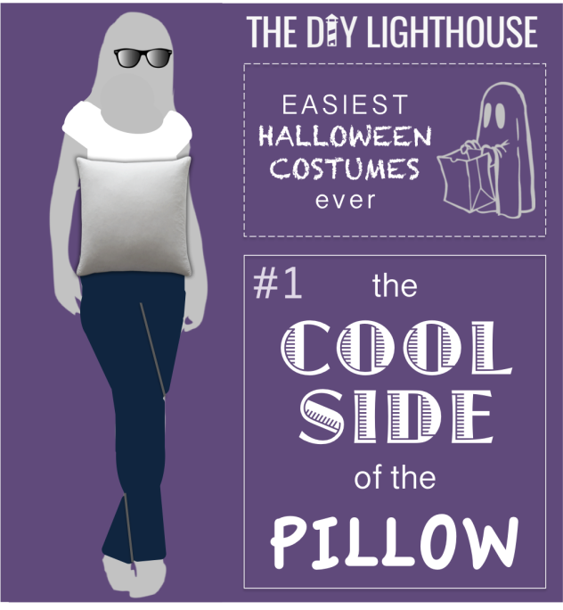 easy halloween costume idea--the cool side of the pillow