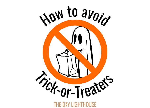 How to avoid trick or treaters image