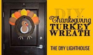 DIY Thanksgiving Turkey Wreath