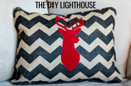 DIY Christmas Elk Pillow