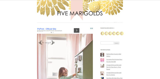 Five Marigolds