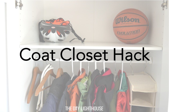 Coat Closet Organization Hack - C.R.A.F.T.