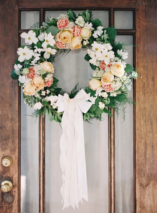 DIY Floral Wedding Wreath