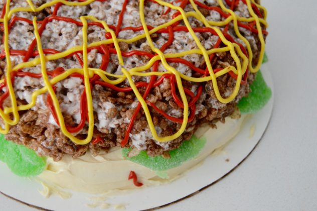 Hamburger Cake 