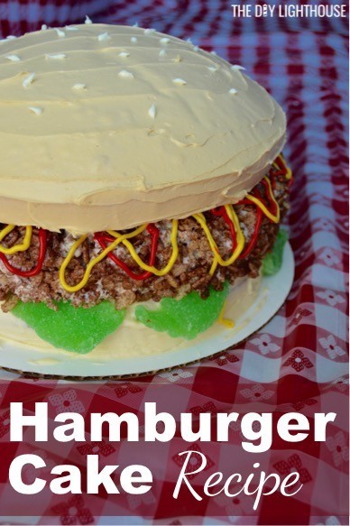 Hamburger Cake Recipe