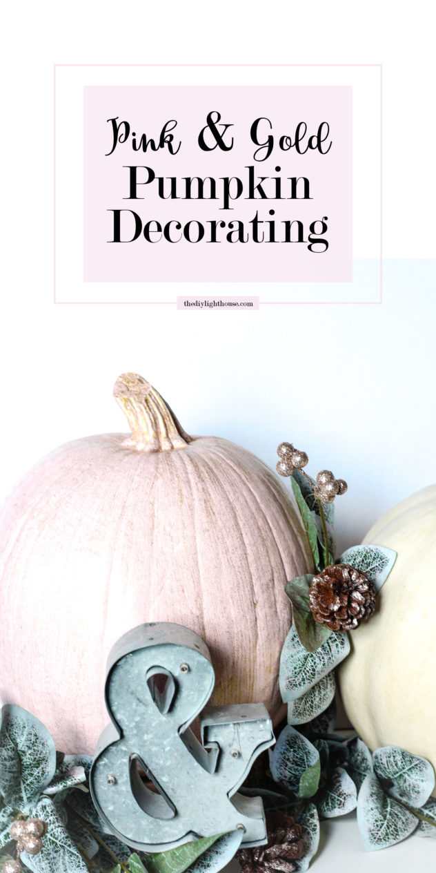 pink-and-gold-pumpkin-decorating-pinterest