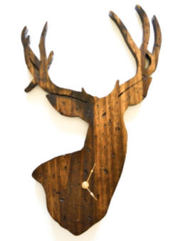 Gifts for him | Manly man gift idea list | Christmas gift or Fathers Day gift ideas for husband or dad | hunter deer clock