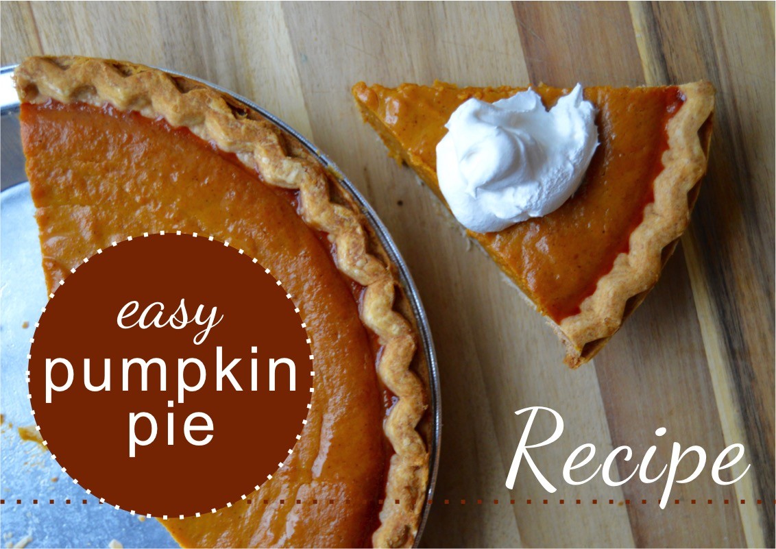 Easy Pumpkin Pie | Amber's Easy Pumpkin Pie Recipe | sweet and delicious pumpkin pie | easy-pumpkin-pie-recipe