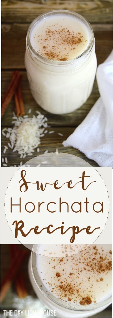 Homemade horchata recipe. Ingredients list and easy directions for how to make your own. Sweet, chilled Mexican horchata drink made with rice + cinnamon.