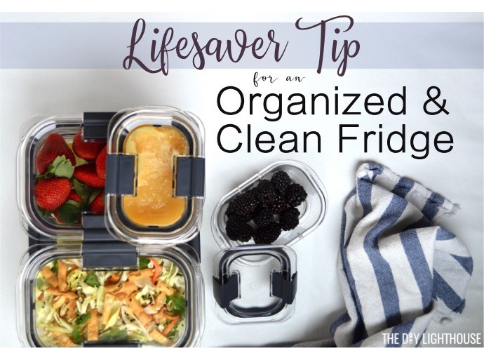 Fridge organization hack. Rubbermaid ® BRILLIANCE ™ food containers + tips for fridge organization + kitchen spring cleaning. How to have an organized and clean fridge. Best containers for storing food.