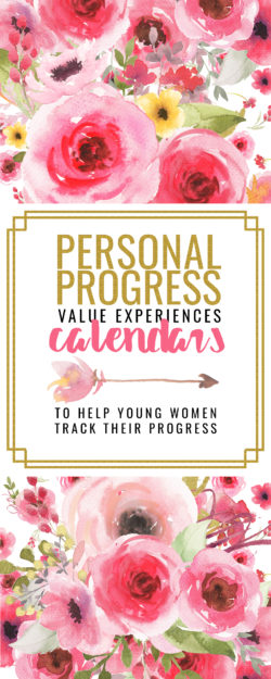 Personal Progress Value Experiences Calendars