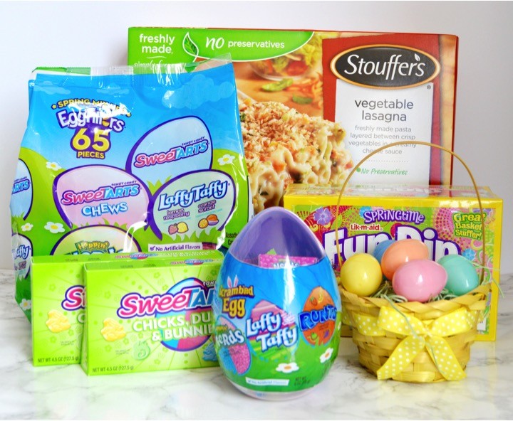 Nestlé products at Walmart | Easy Easter dinner menu for the family. Fresh, springtime dinner with vegetable lasagna main course, strawberry spinach salad, rolls, + milkshake dessert.