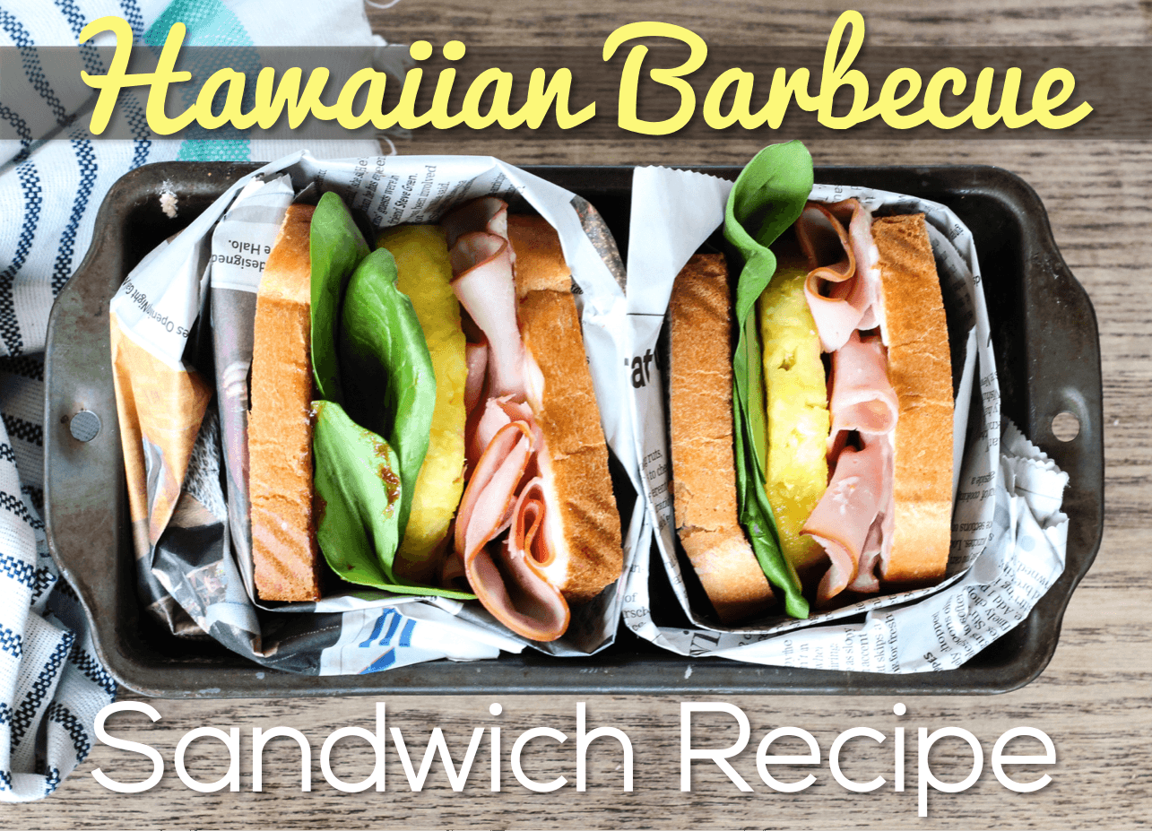 Hawaiian Barbecue Sandwich Recipe. Ingredients list and directions for how to make a Hawaiian barbecue sandwich with ham and pineapple. A fun + flavorful sandwich recipe for spring + summer.