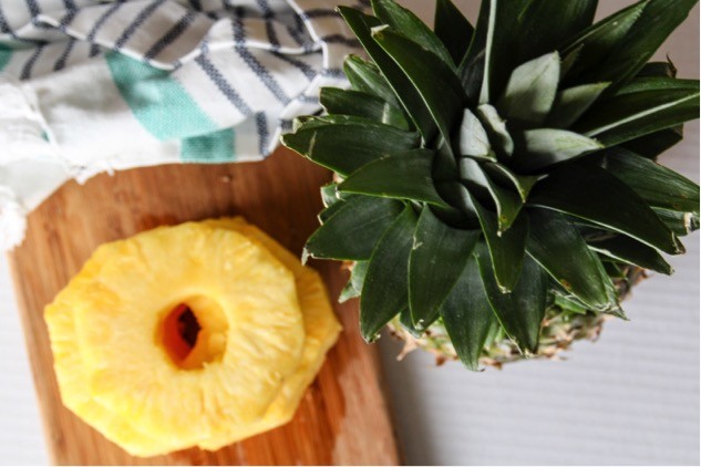 Pineapple. Ingredients list and directions for how to make a Hawaiian barbecue sandwich with ham and pineapple. A fun + flavorful sandwich recipe for spring + summer.