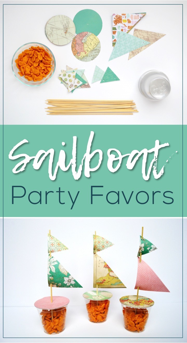 sailboat theme party favors