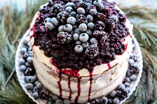Naked Cake with Berry Compote Recipe