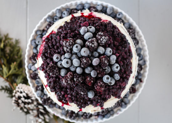 Naked Cake with Berry Compote Recipe
