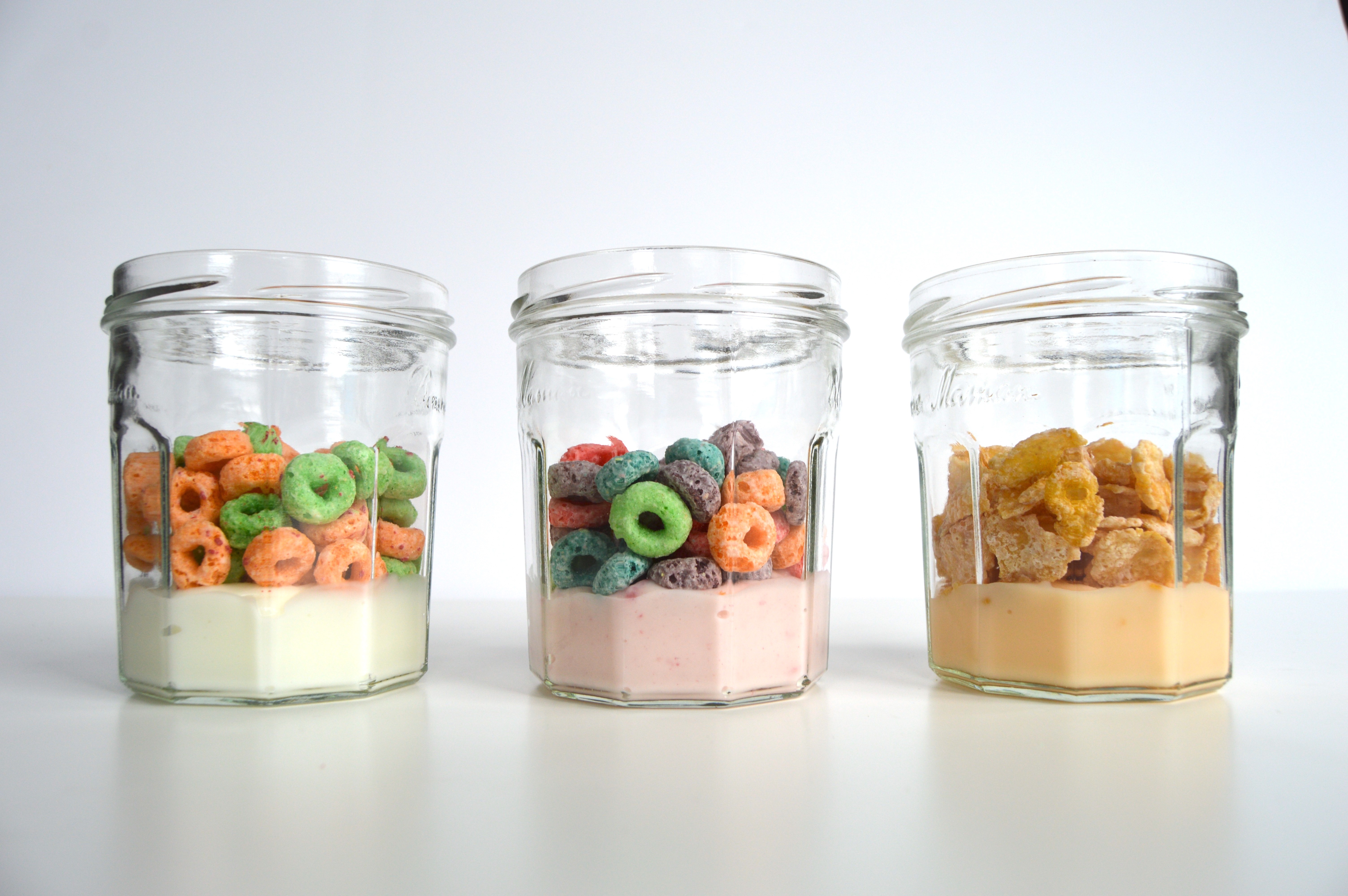 Layer 2: Cereal | Cereal yogurt parfait