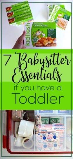 A list of things to leave the babysitter if they're watching a toddler. Babysitter essentials include an easy meal, emergency contacts, a first aid kit, and more. Tips and tricks for babysitting little kids.