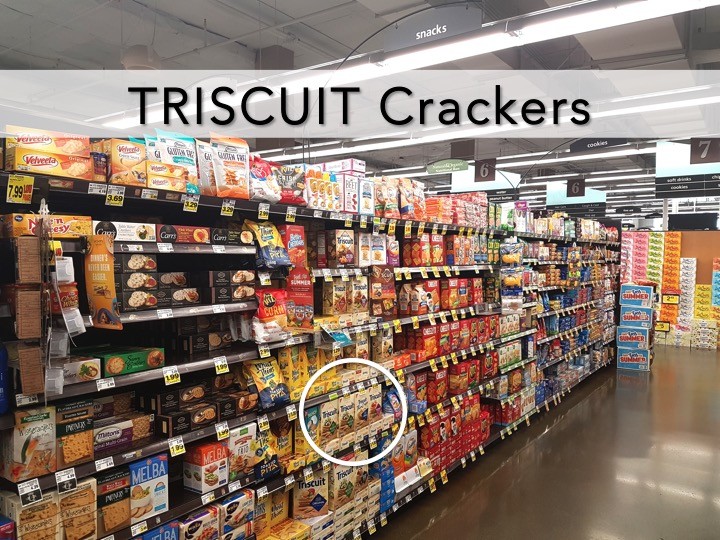 TRISCUIT Crackers at QFC down the snack isle