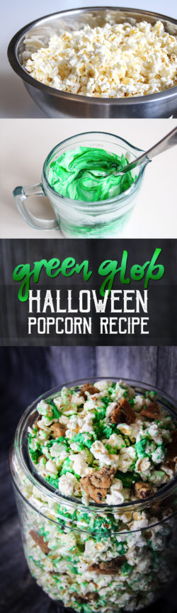 Green Glob Halloween Popcorn Recipe