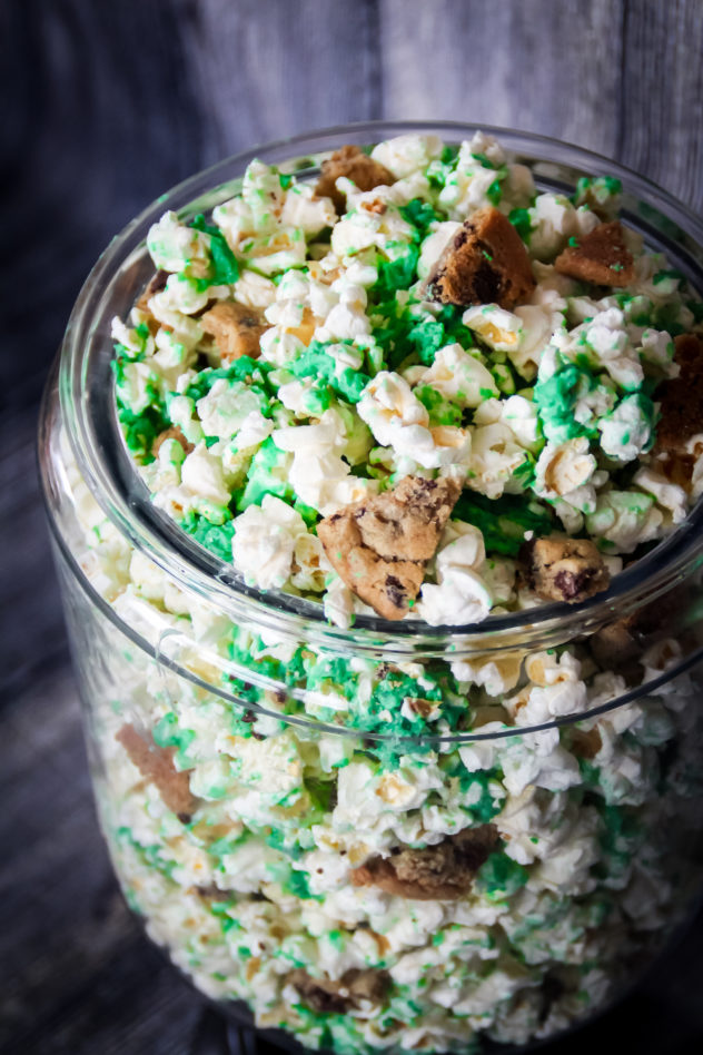 Green Glob Halloween Popcorn Recipe Treat