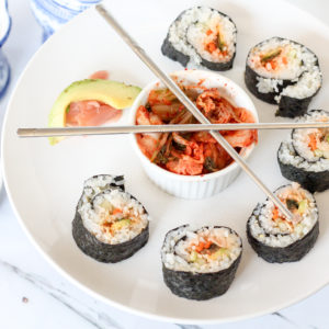 Best Korean Kimchi Sushi Roll Recipe