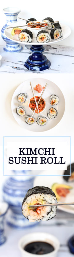the best Korean Kimchi Sushi Roll Recipe