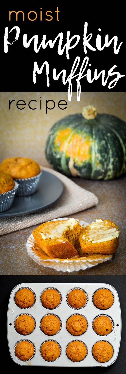 Moist Pumpkin Muffins Recipe - Ingredients list and step by step directions to bake the best moist pumpkin muffins recipe. A quick and easy breakfast for kids to take on-the-go. Perfect fall and winter recipe. Pumpkin bread and muffin batter. #CapturingTraditions #CollectiveBias #ad