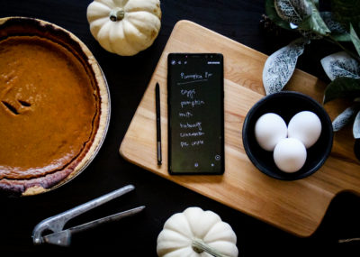 Party Planning Hack for the Holidays pumpkin pie recipe