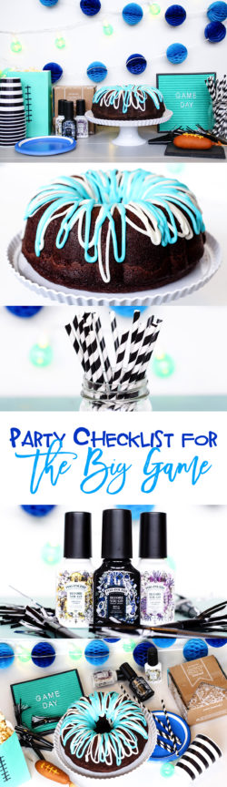 Party Checklist for the Big Game | food, decoration, invitation, ambiance, and clean up idea for hosting your memorable football party with family and friends.