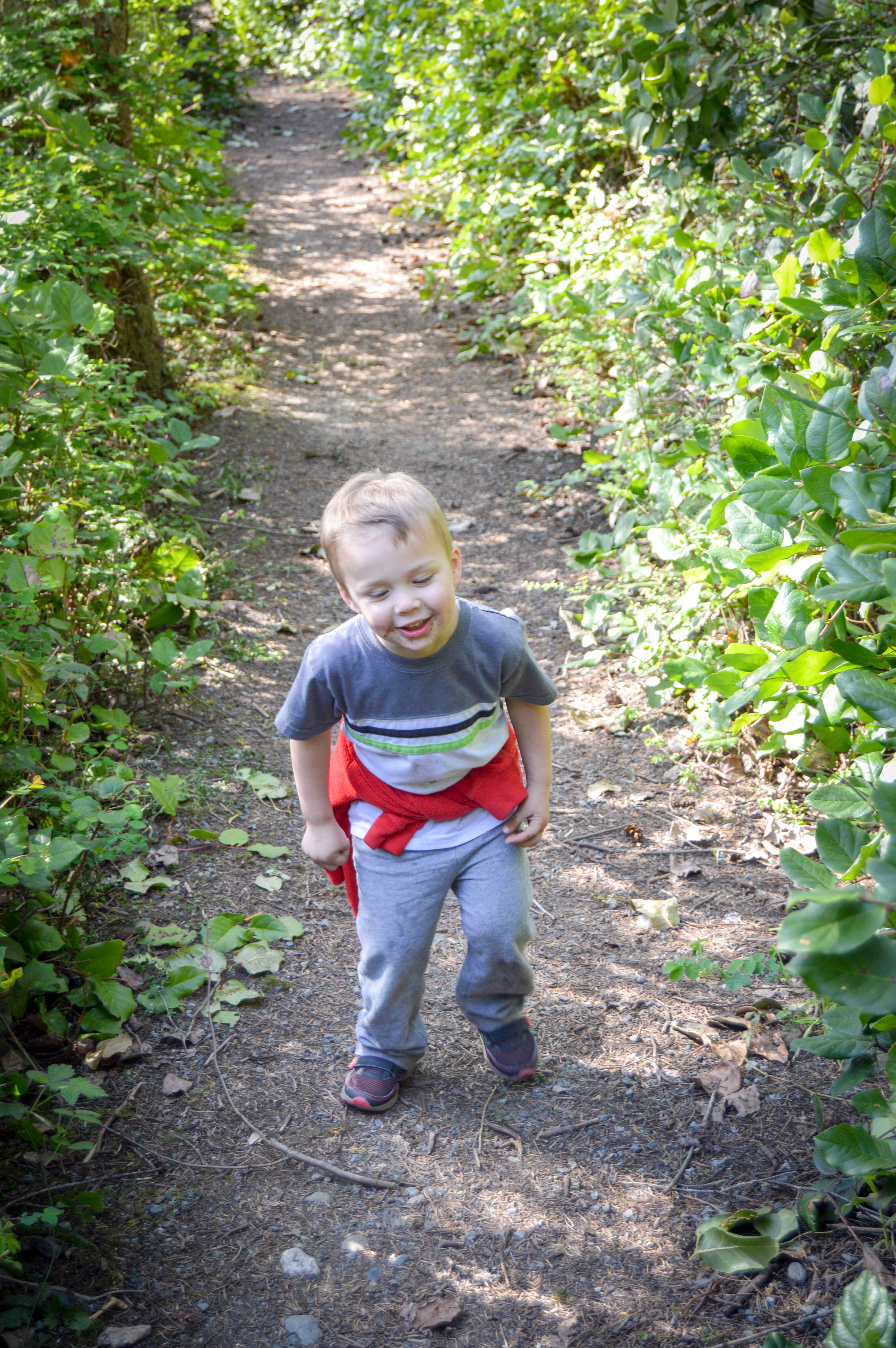 Fun Camping Activities for Toddlers #7 - Go on a hike