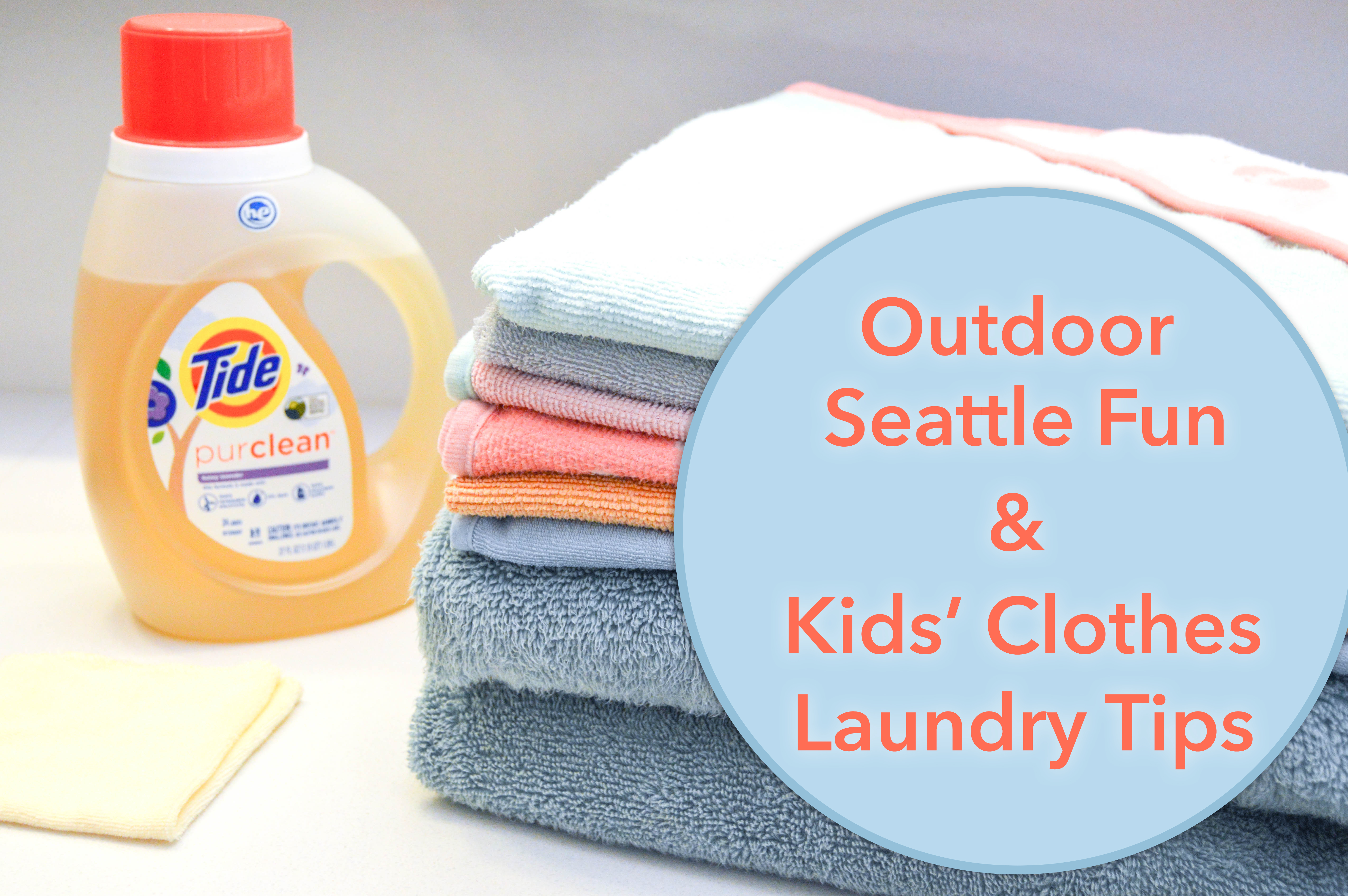 Outdoor Seattle Fun & Kids' Clothes Laundry Tips. Top six fun outdoor spots in Seattle to take our kids to play. Also sharing laundry tips for how we keep our kids' clothes clean with Tide purclean.