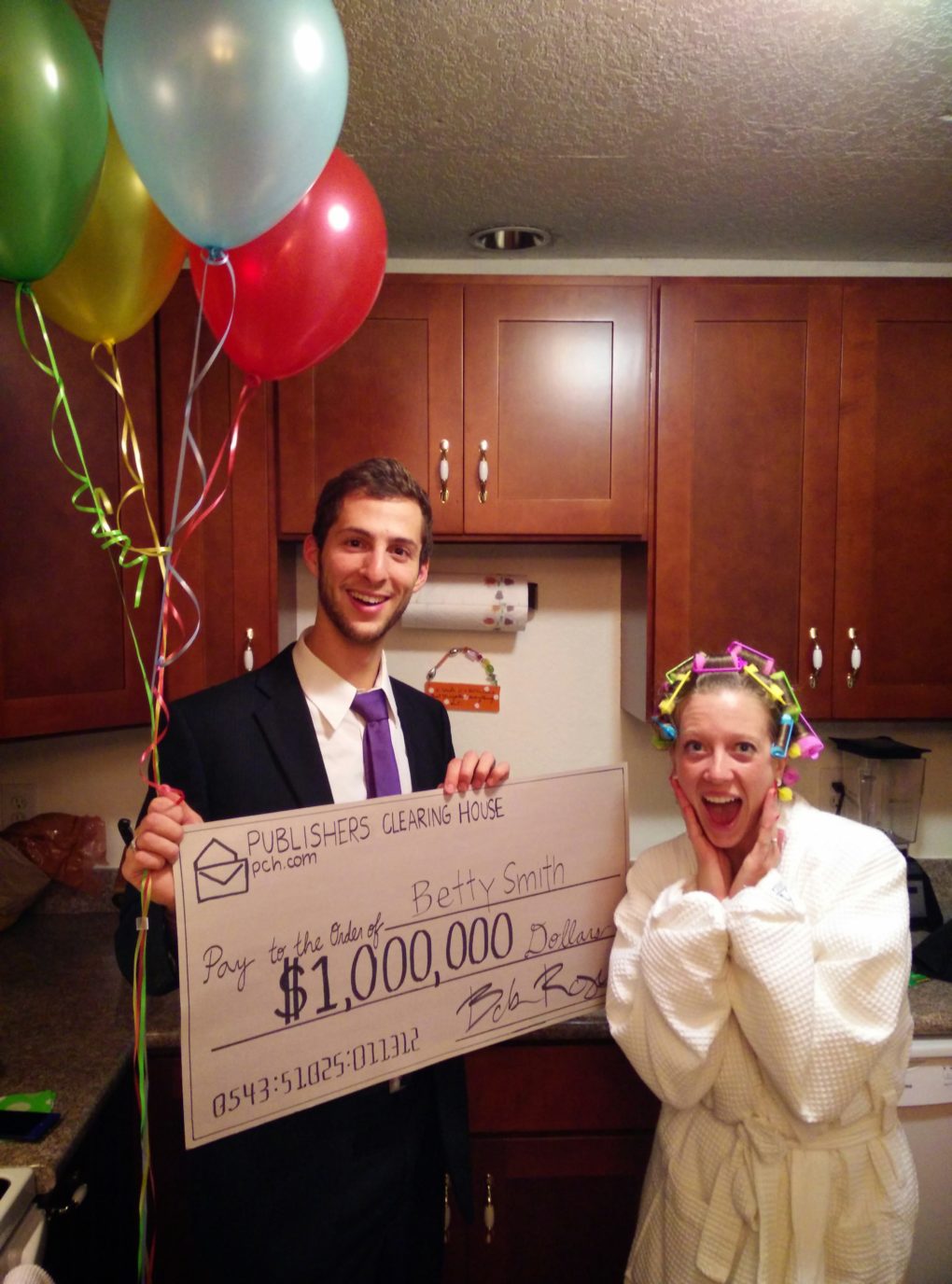 Publishers Clearing House and the winner. Couple Halloween costume ideas for you and your spouse or significant other. Cute and easy Halloween costumes for couples you can DIY or buy.